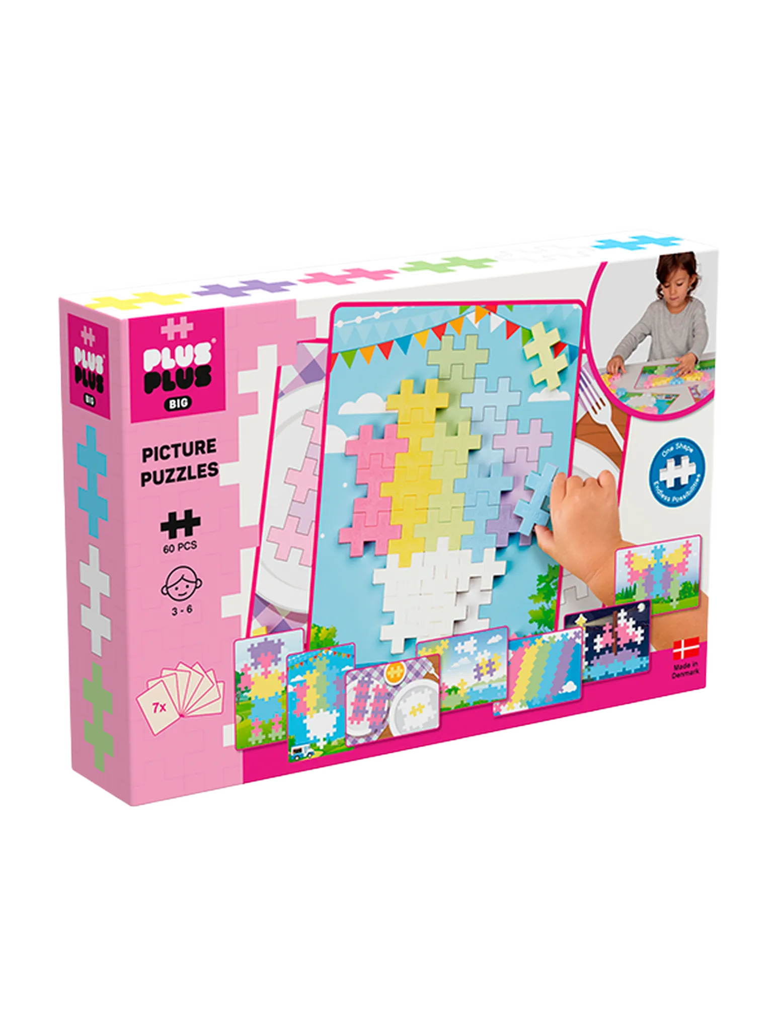 BIG Picture Puzzle - Pastel Color Mix