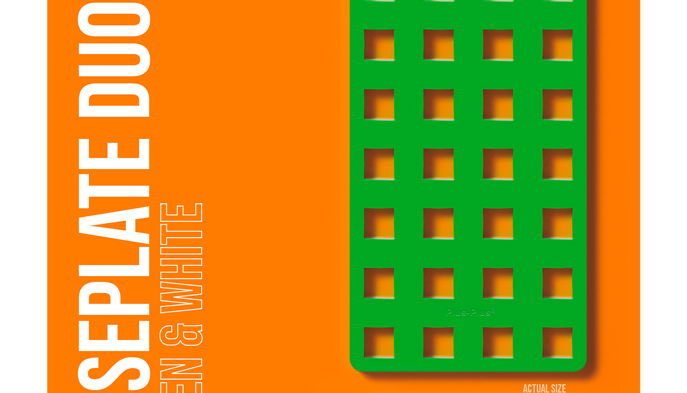 BIG Baseplates - Green & White - 2 pcs