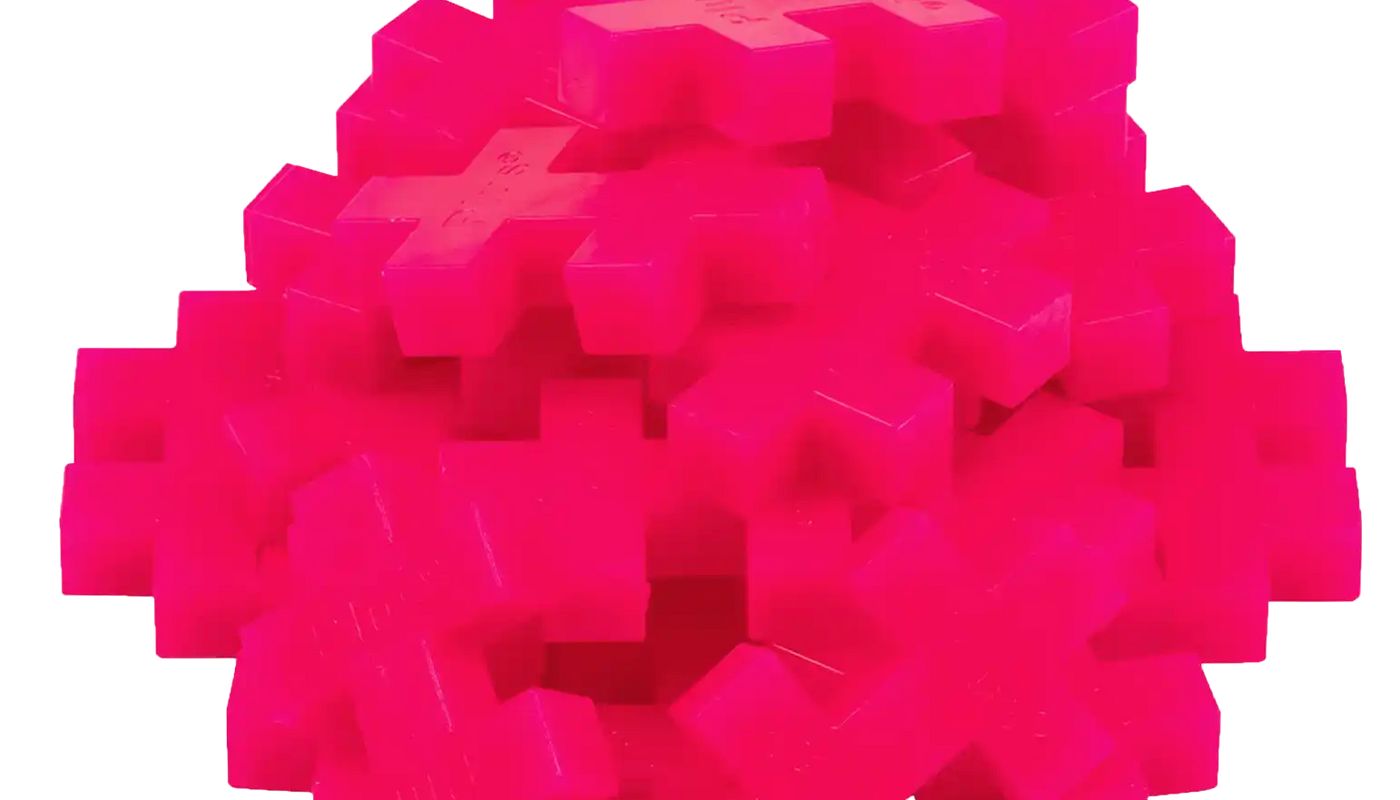 BIG Neon Pink - 25 pcs