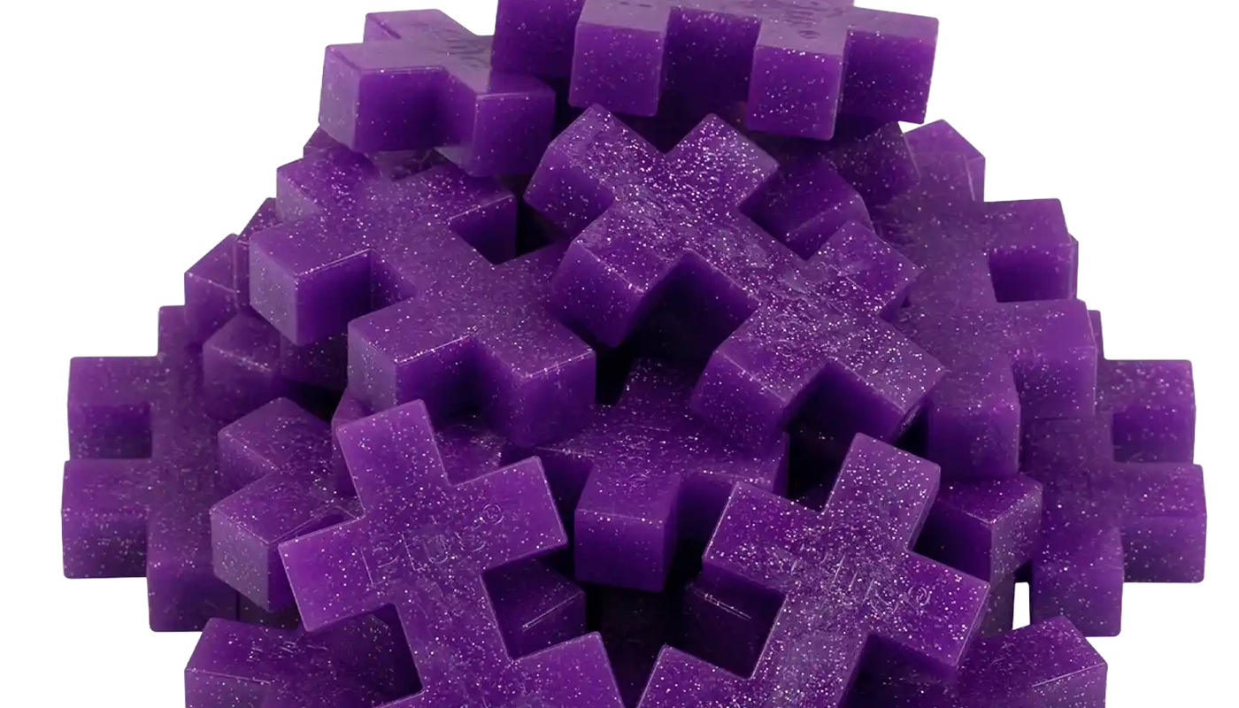 BIG Purple Glitter - 25 pcs