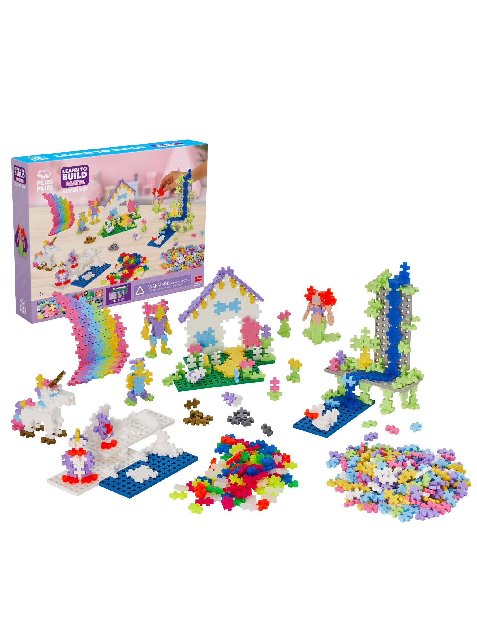 Learn to Build - Super Set Pastel - 1200 pcs
