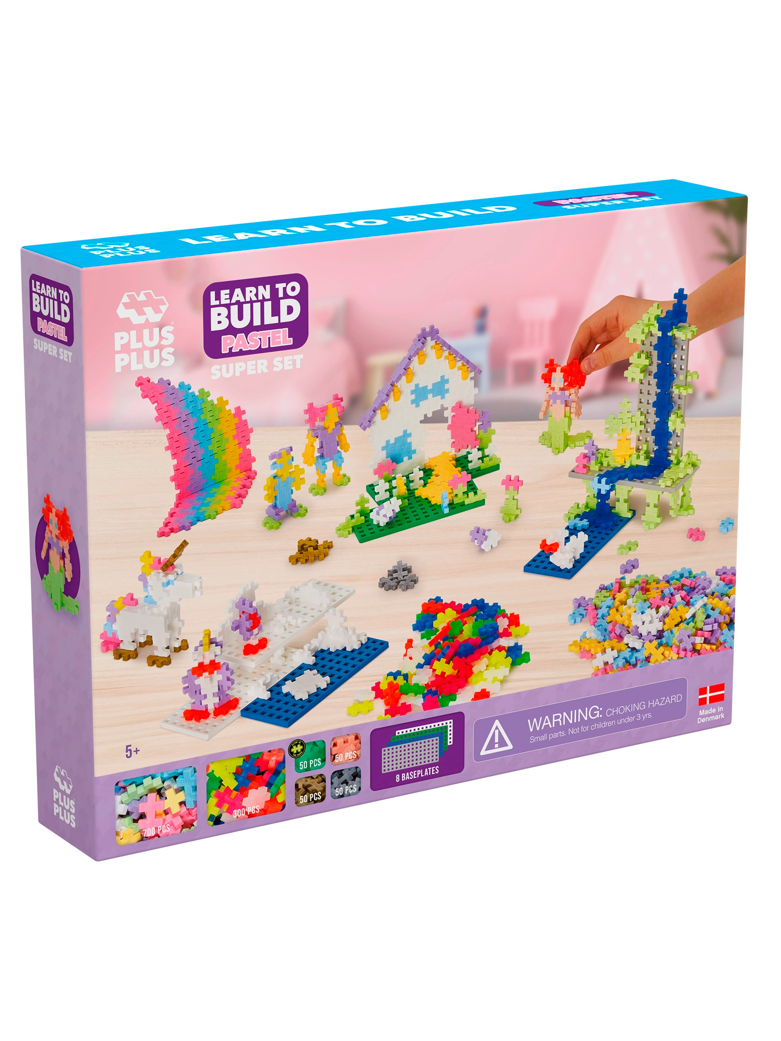 Learn to Build - Super Set Pastel - 1200 pcs