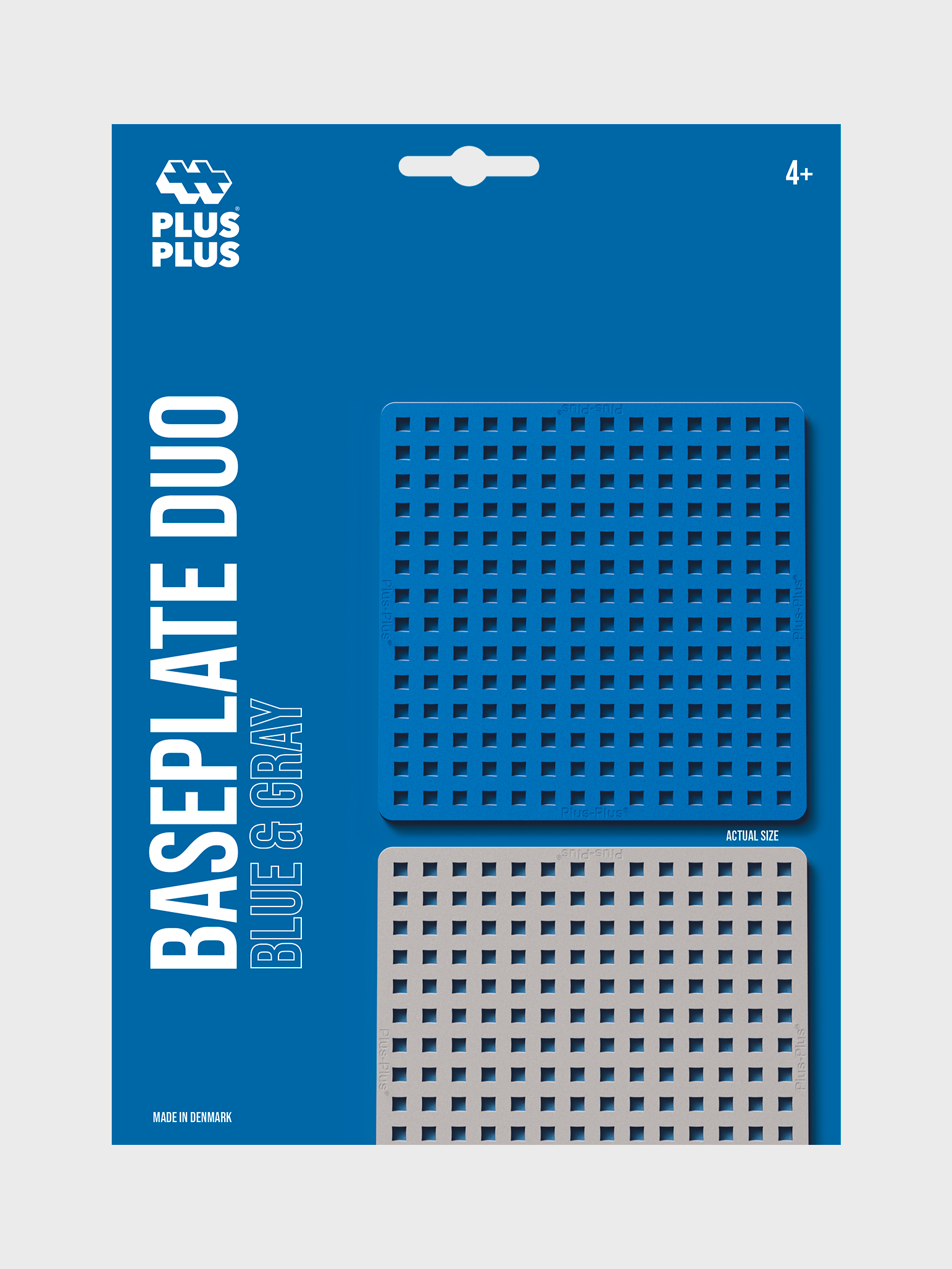 2 Baseplates - Blue and Gray