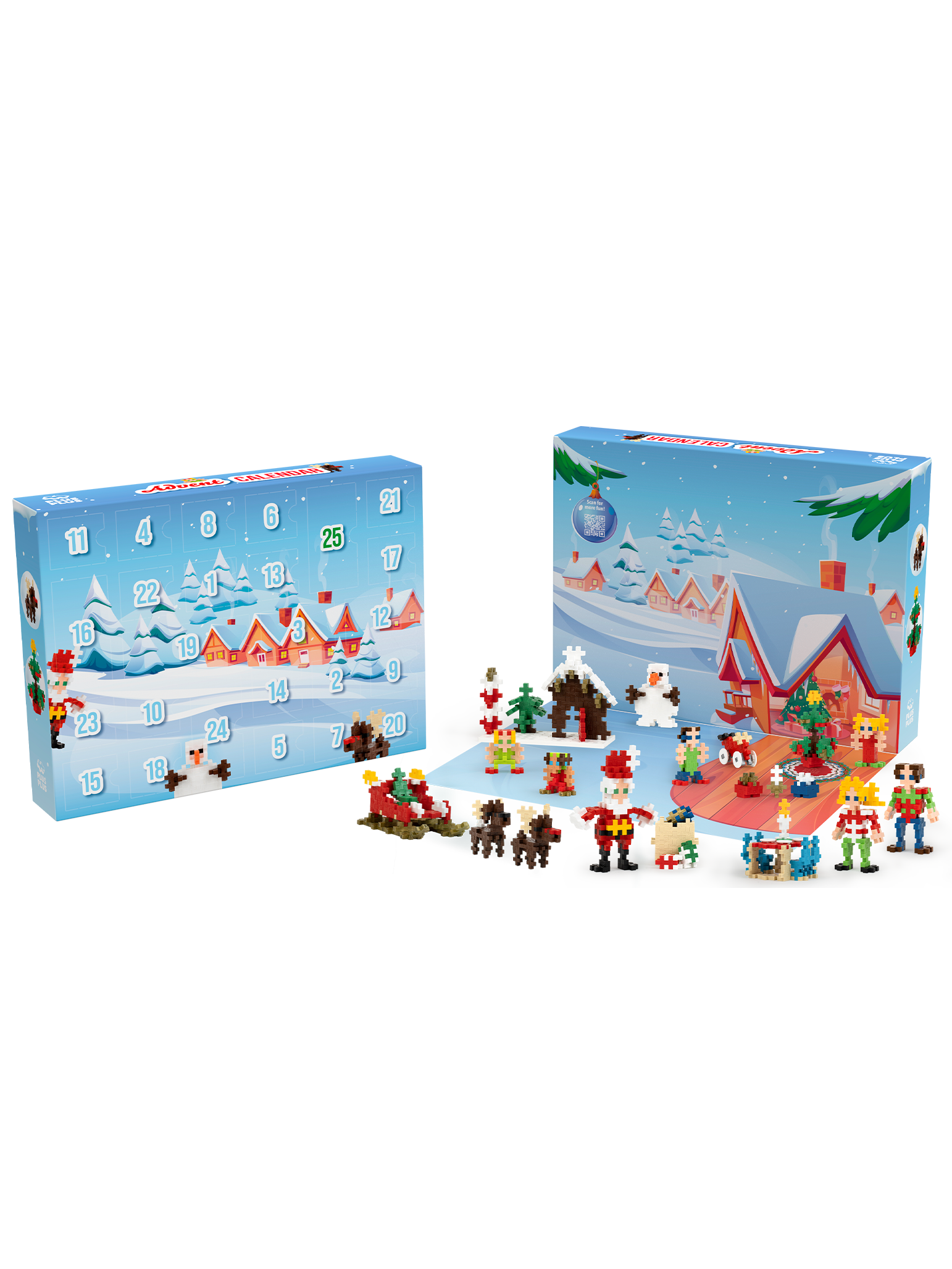Advent Calendar - Santa And The Joyful family