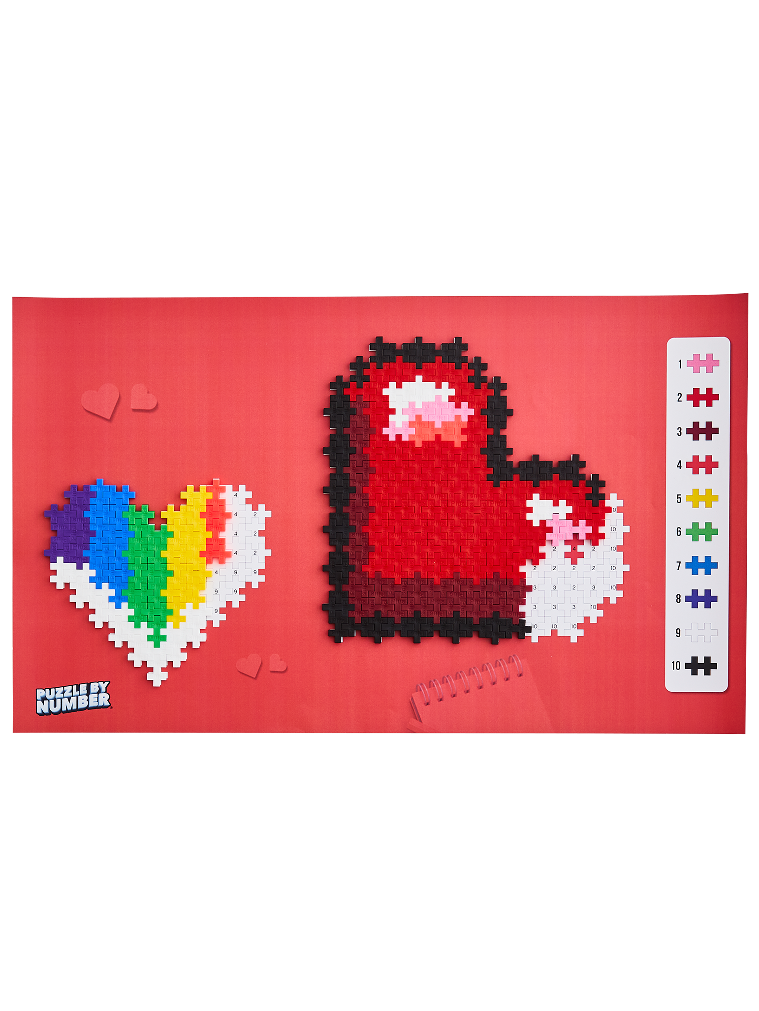 Puzzle By Number - Hearts