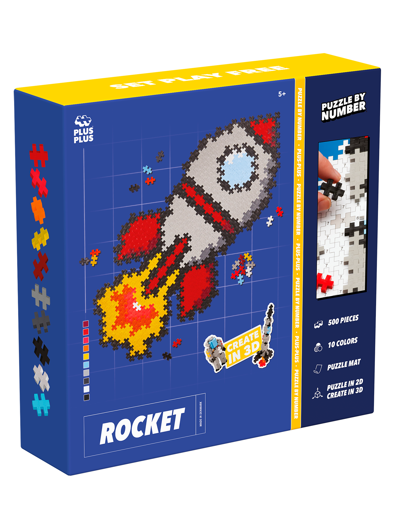 Puzzle By Number - Rocket