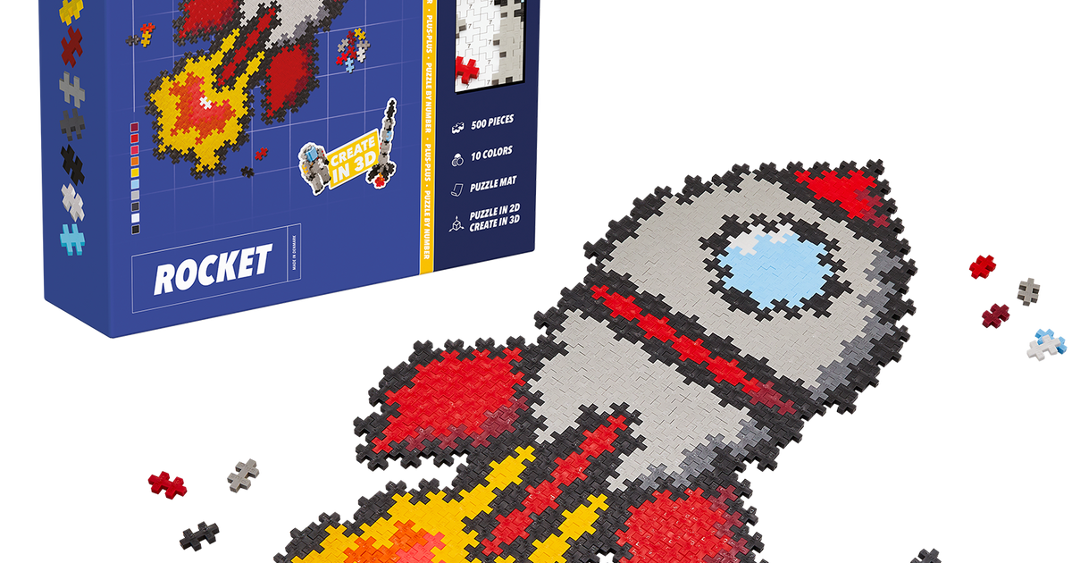 Puzzle By Number - Rocket