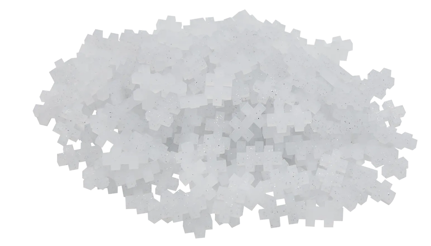Transparent Glitter - 150 pcs