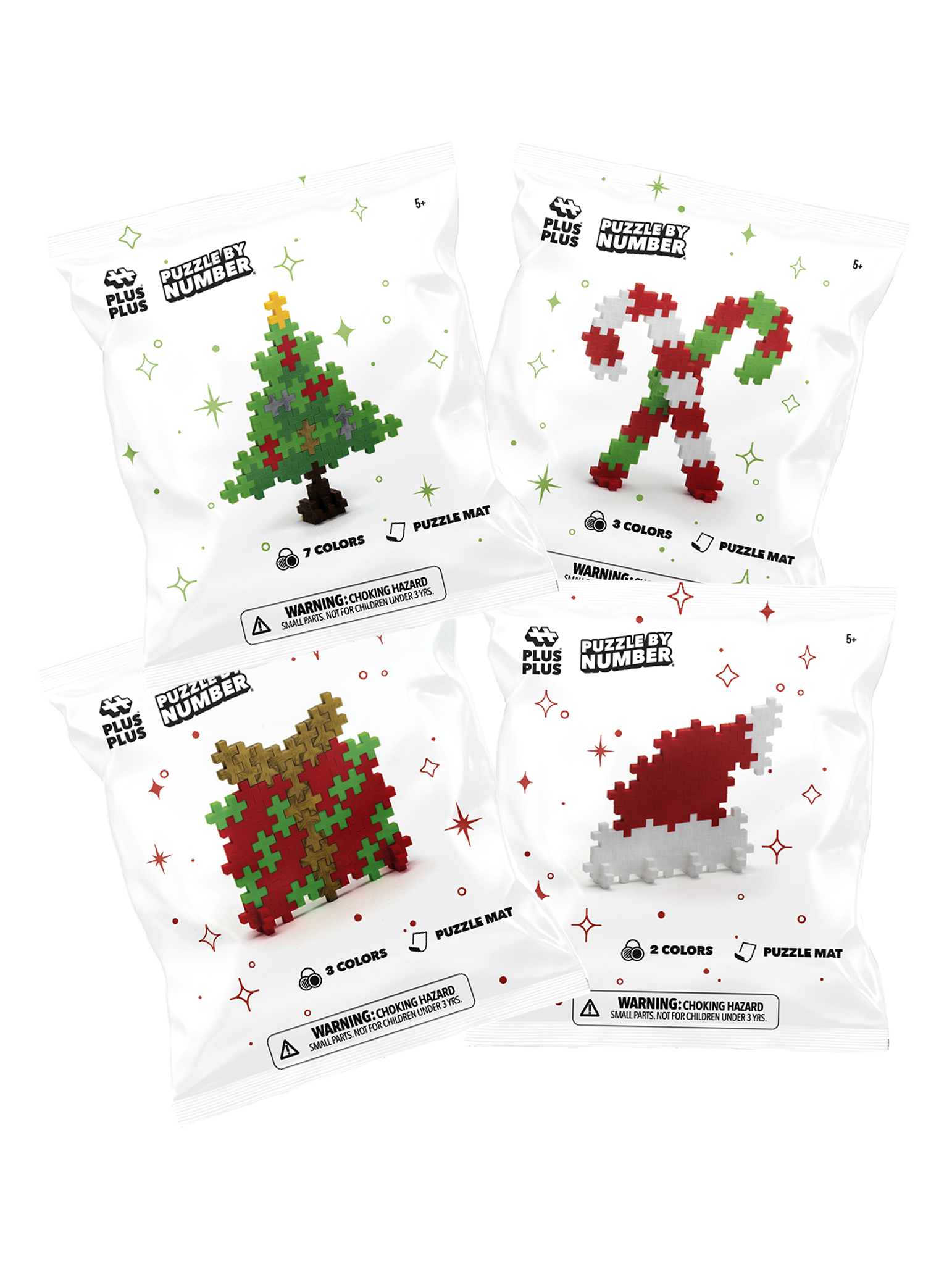 Puzzle by Number - Christmas Tree