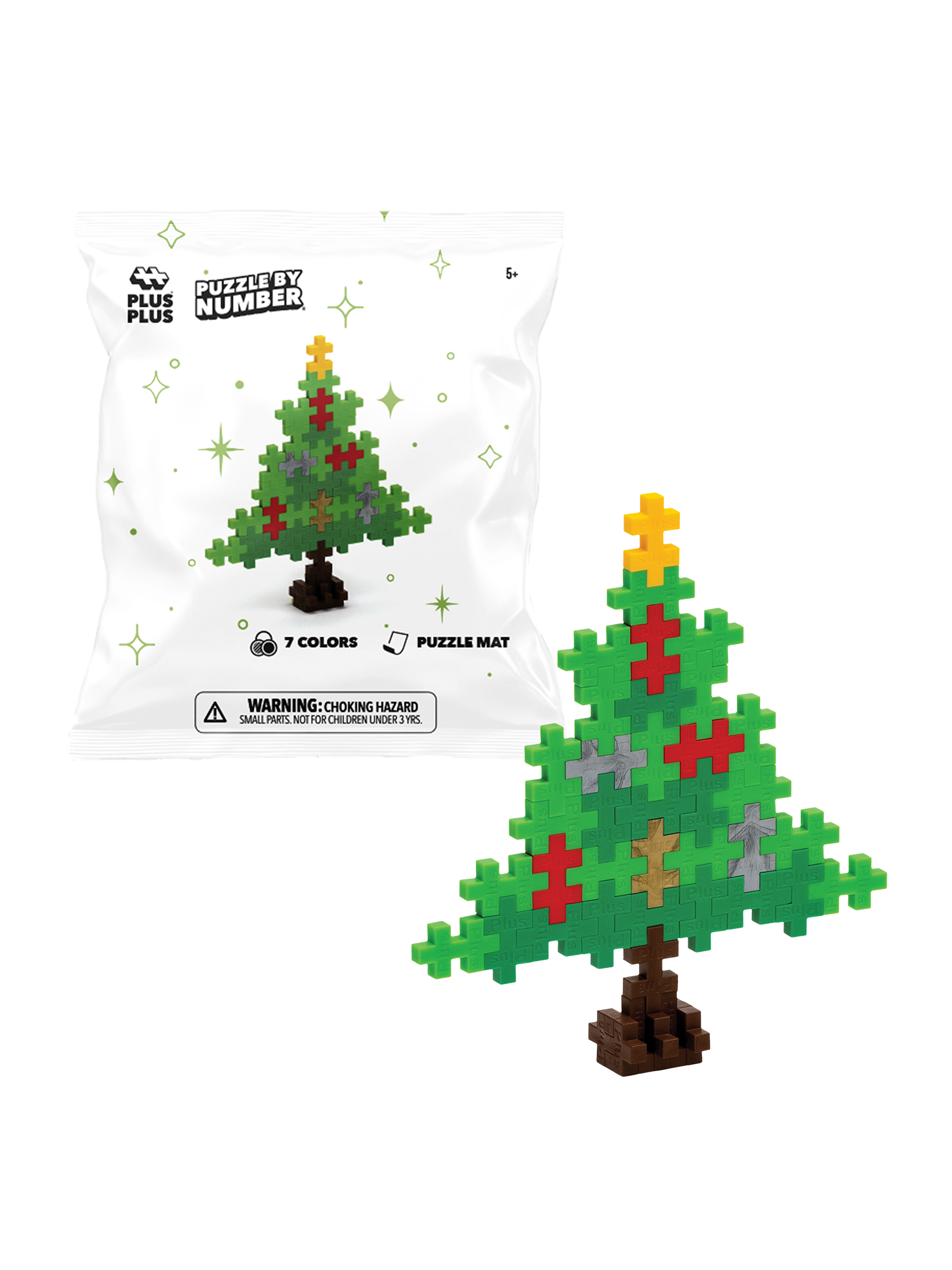 Puzzle by Number - Christmas Tree