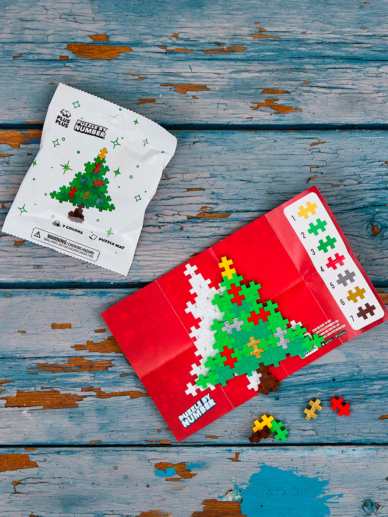 Puzzle by Number - Christmas Tree