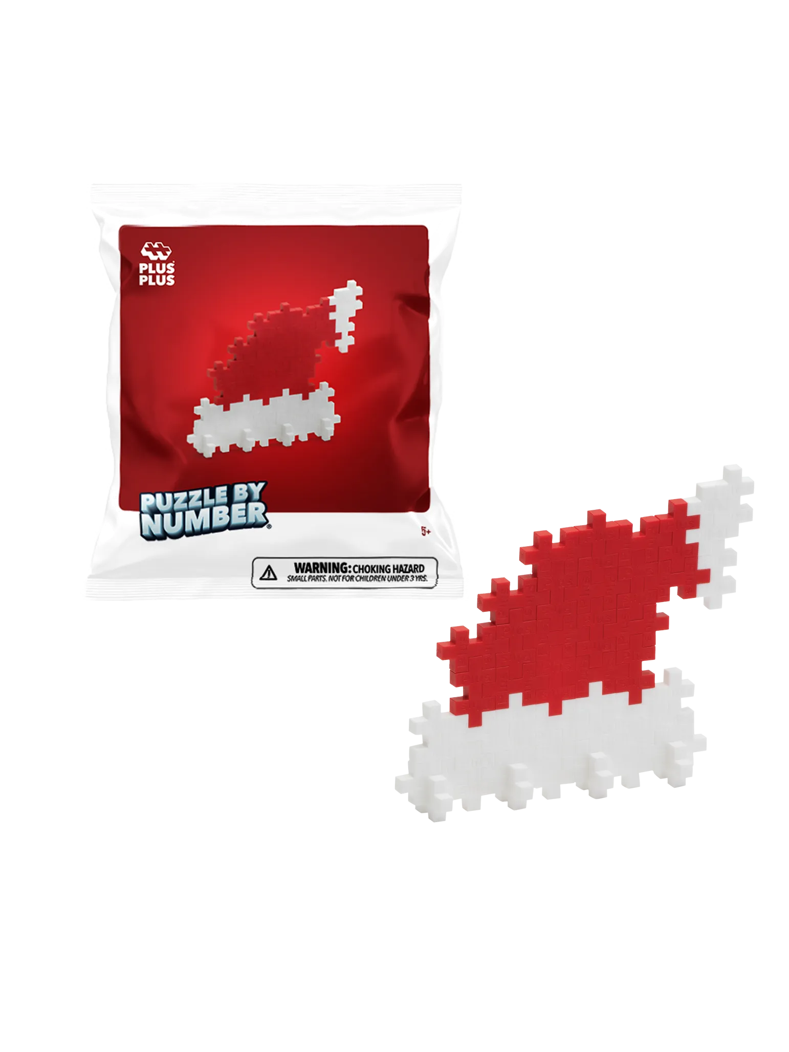 Puzzle by Number - Christmas Hat