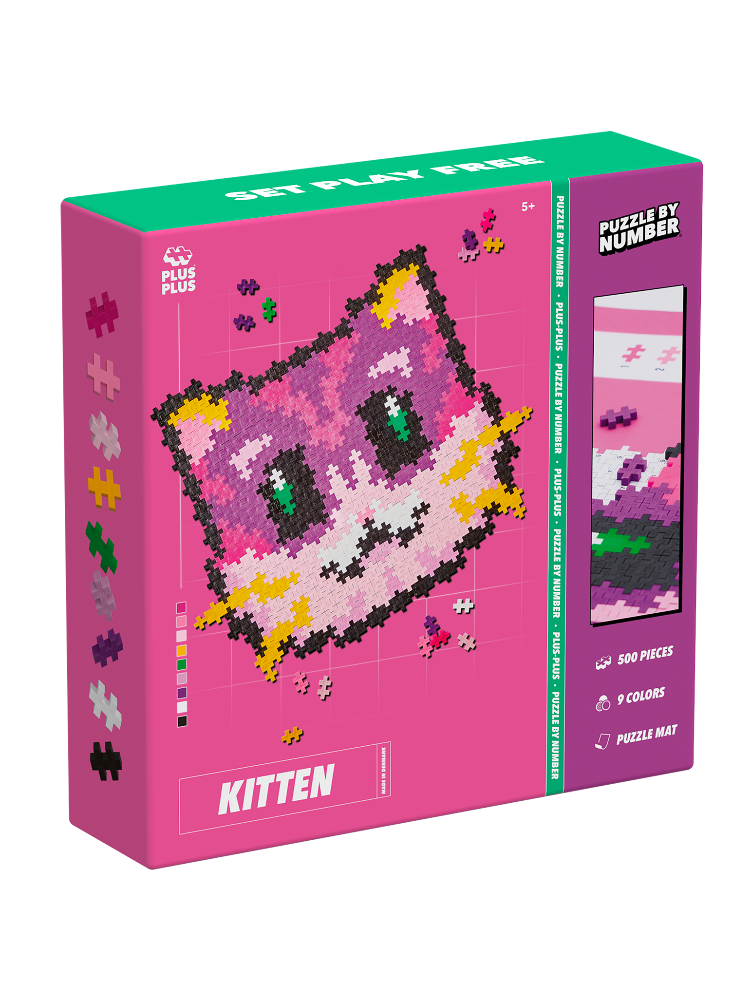 Puzzle By Number - Kitten