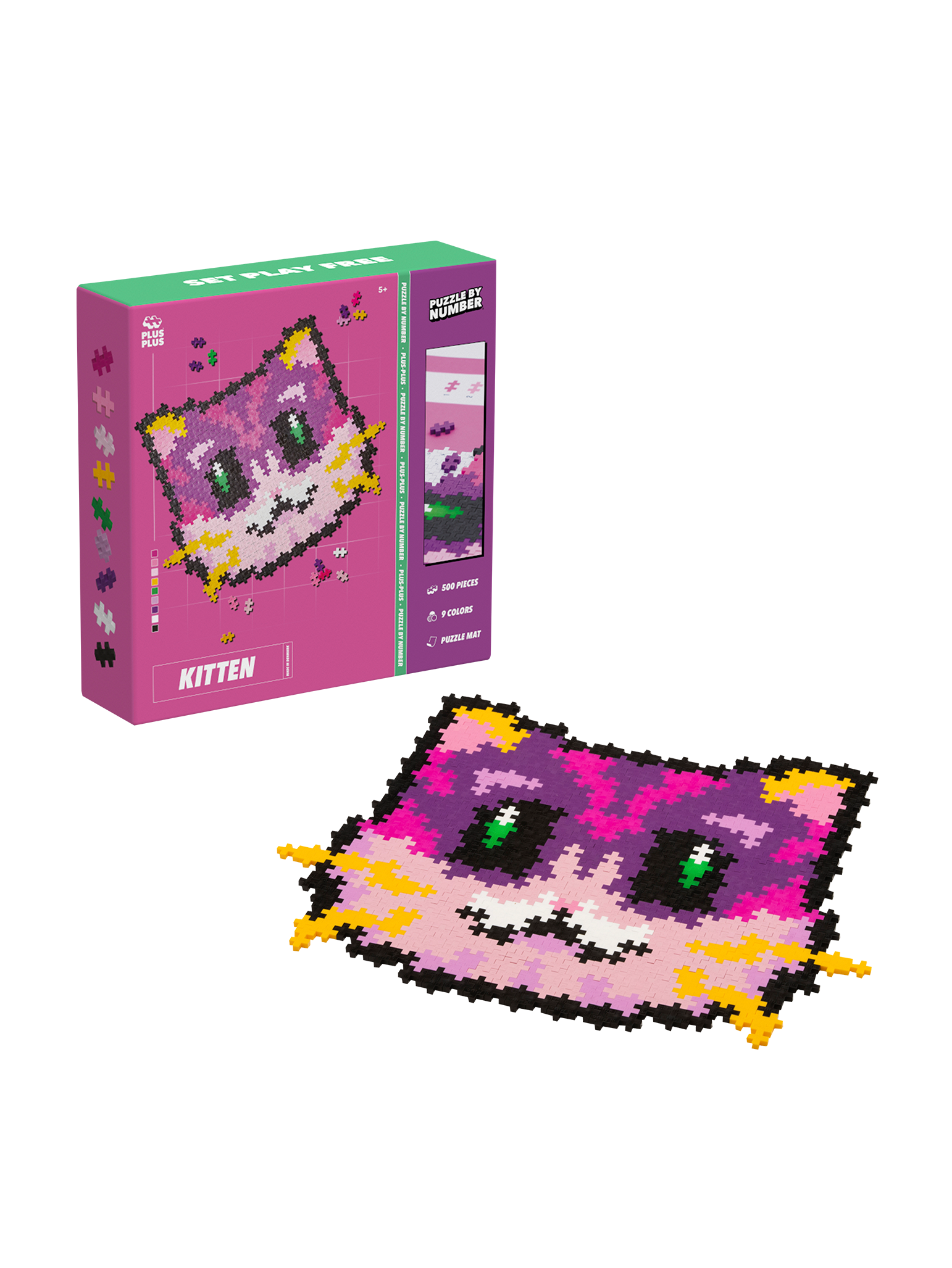 Puzzle By Number - Kitten