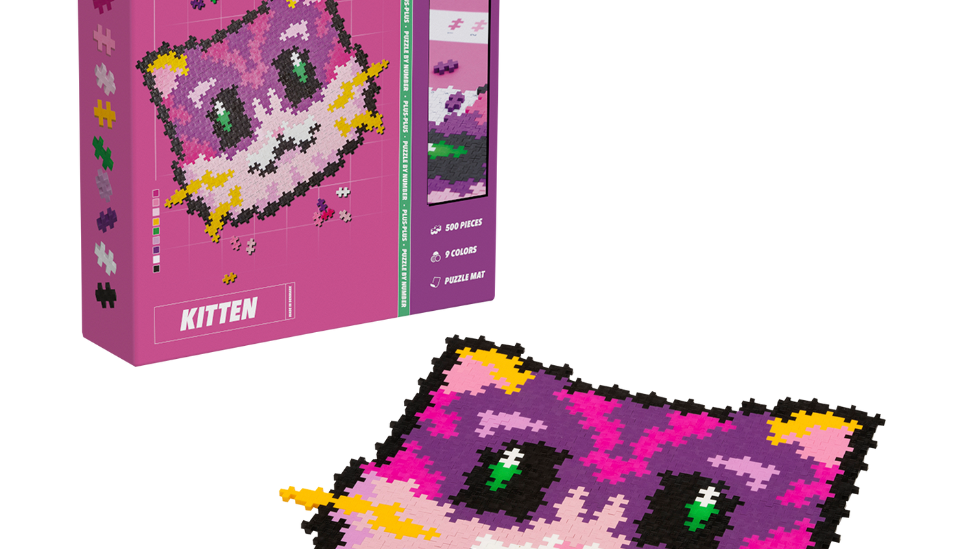 Puzzle By Number - Kitten