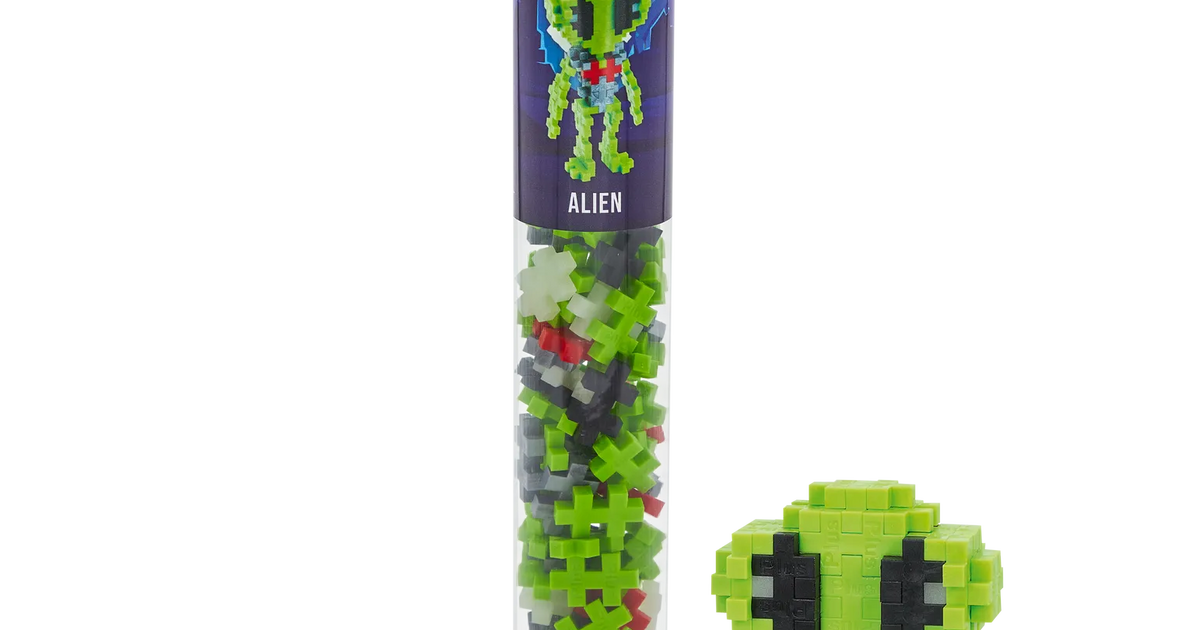 Plus-Plus Alien - 100 Pezzi - Gioco Creativo E Colorato Per Bambini