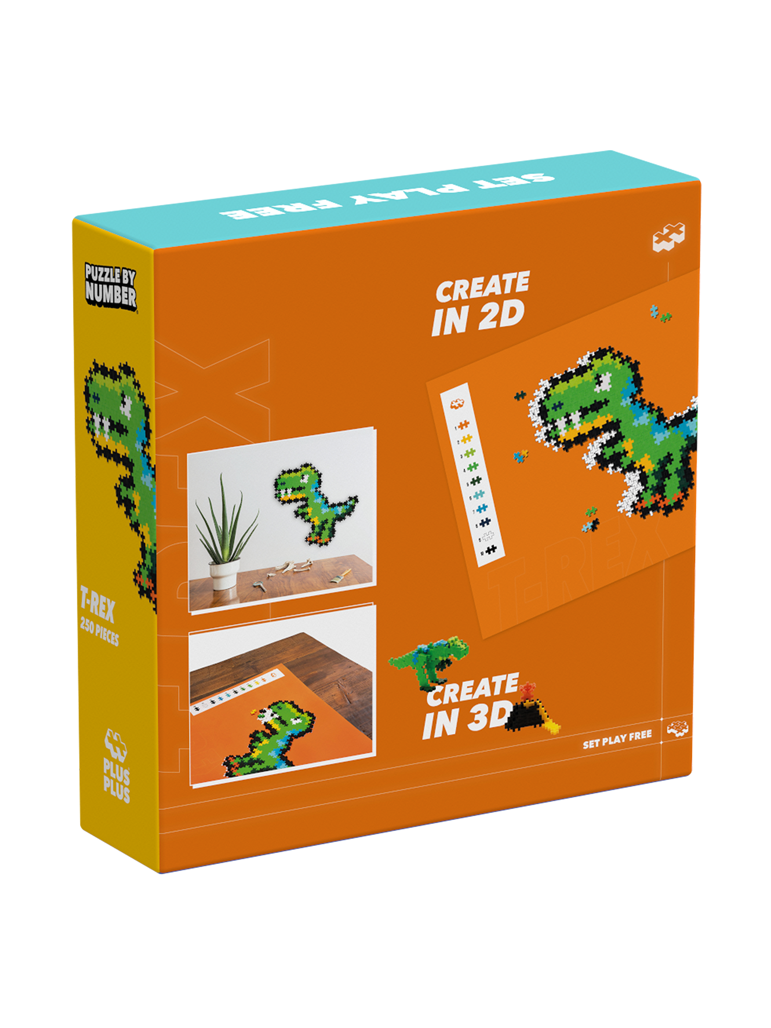 Puzzle By Number - T-Rex