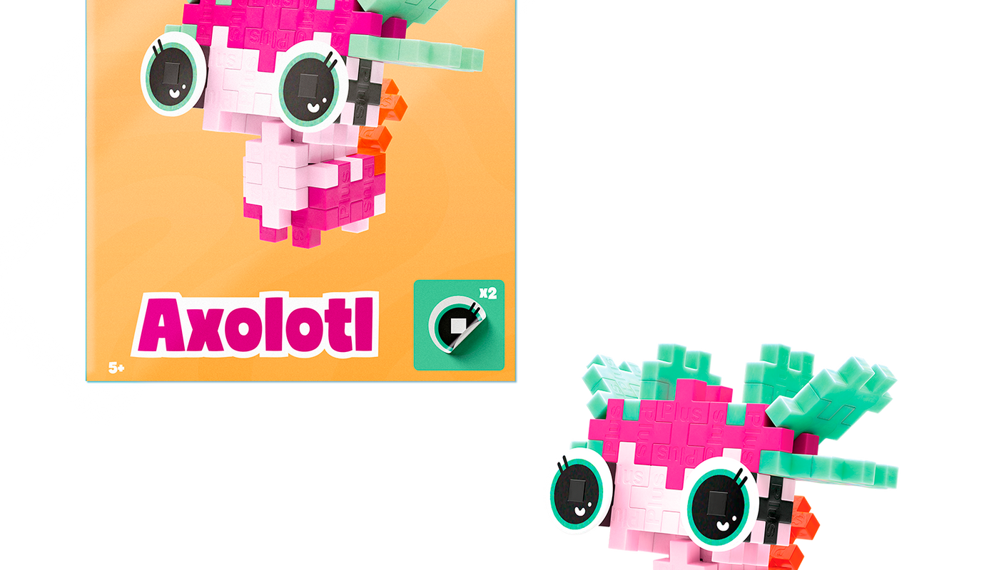 Pet Packet - Pink Axolotl