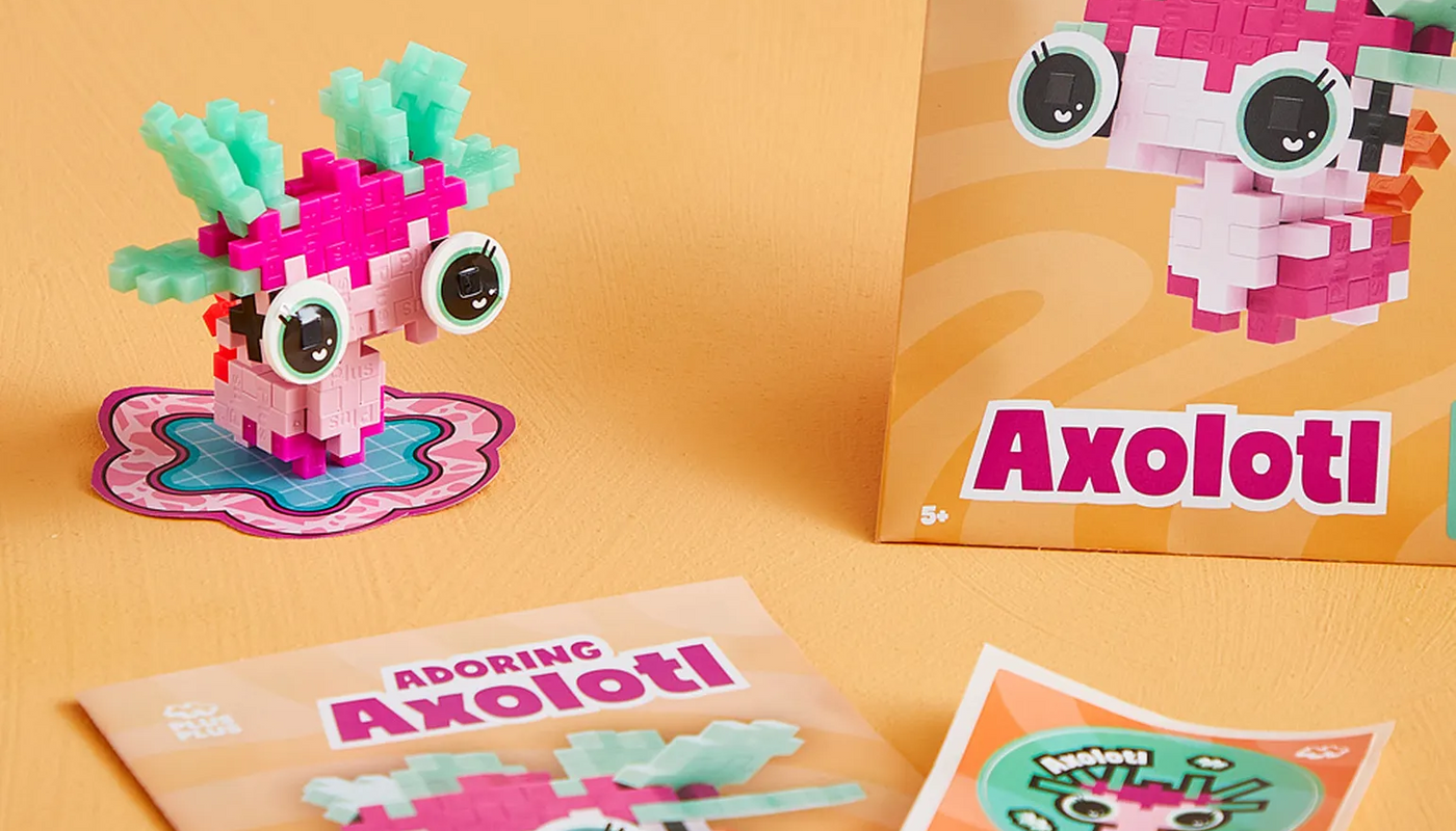 Pet Packet - Pink Axolotl