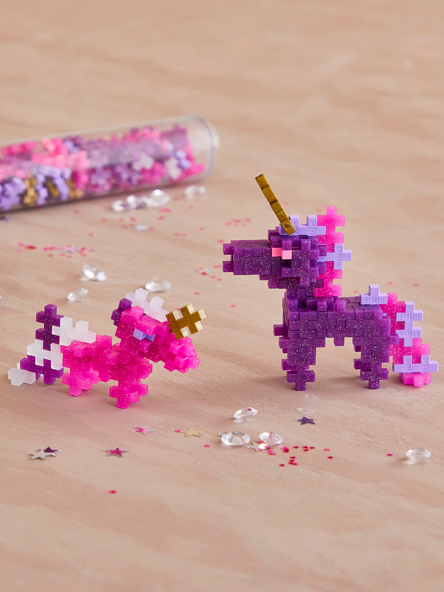 Glitter Unicorns - 100 pcs
