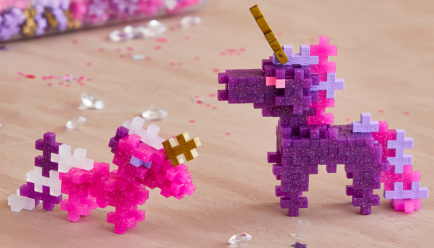 Glitter Unicorns - 100 pcs