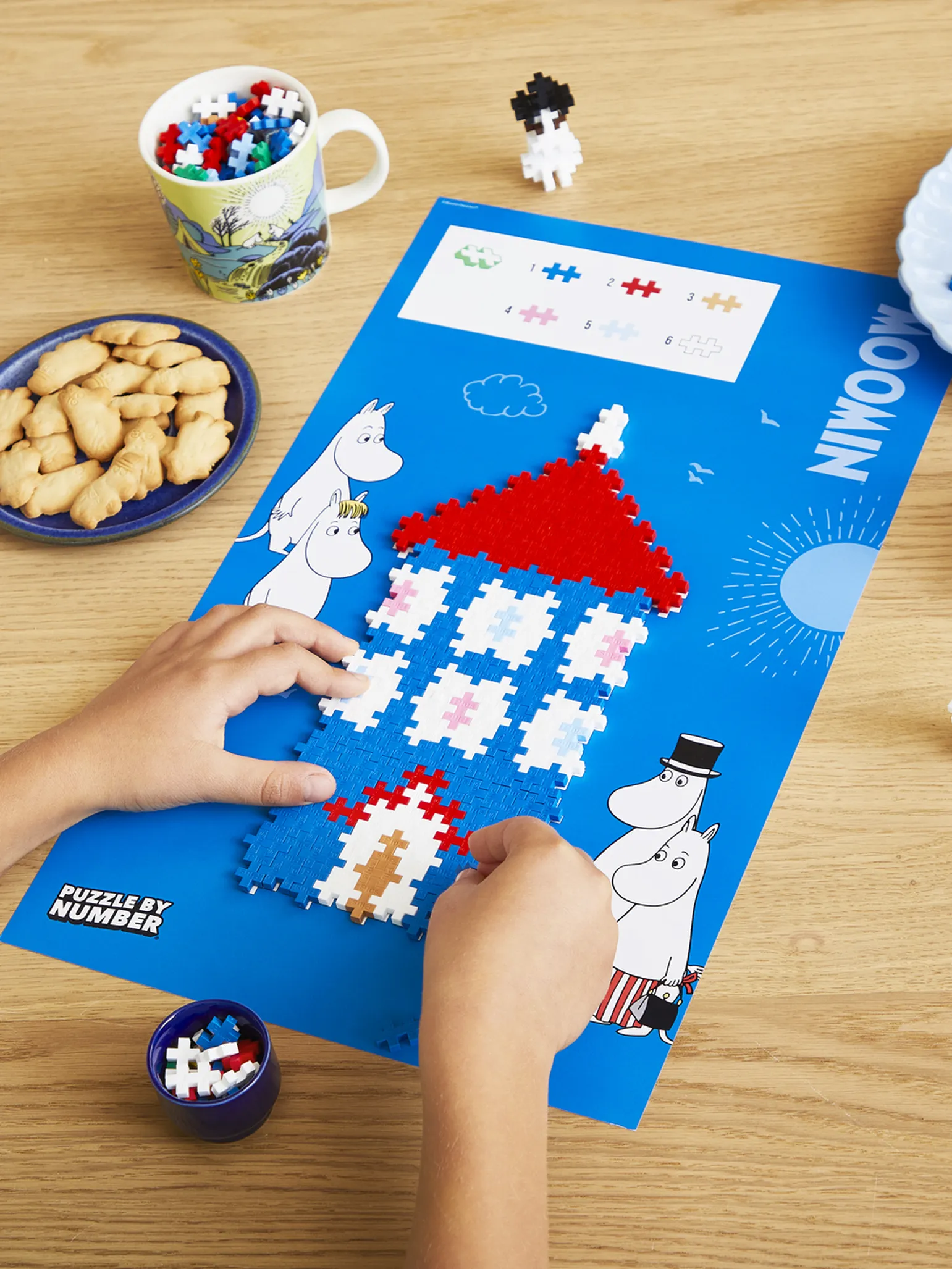 Puzzle by Number - Moomin House with 3D Characters- 275 pcs