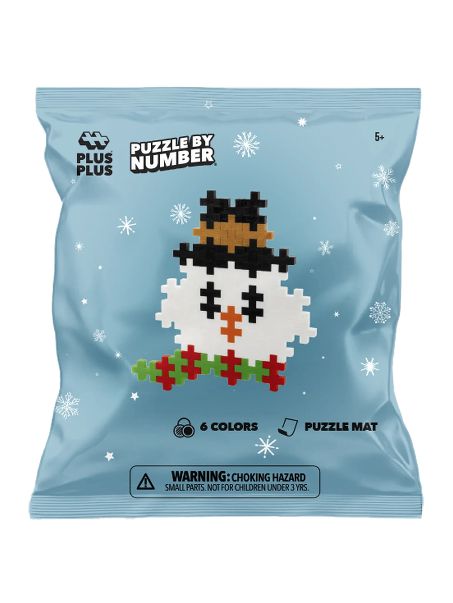 Puzzle by Number - Snowman