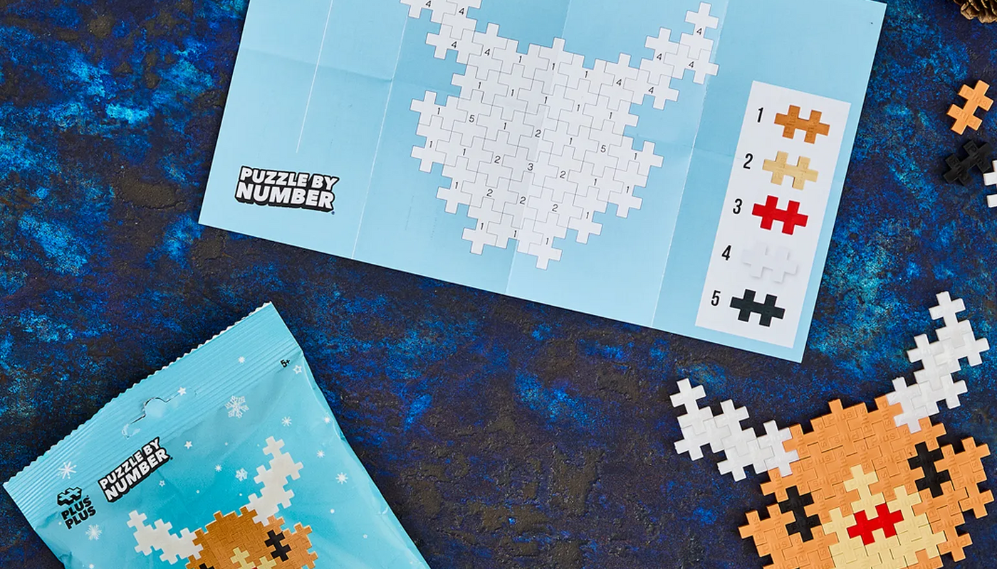Puzzle by Number - Reindeer