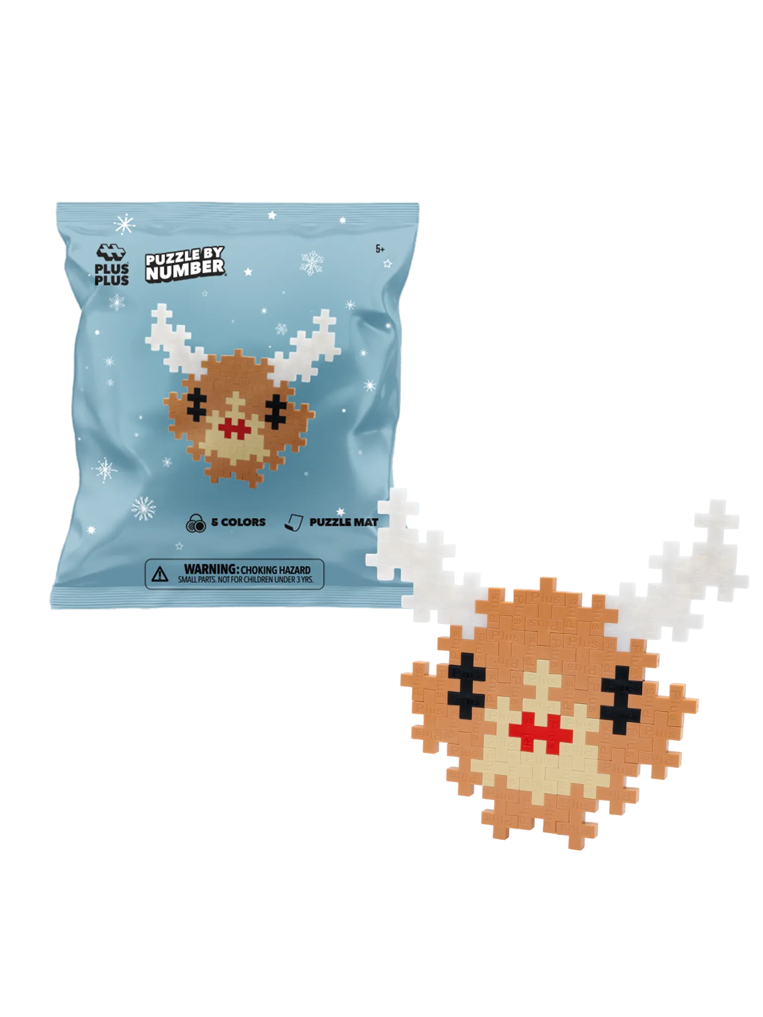 Puzzle by Number - Reindeer
