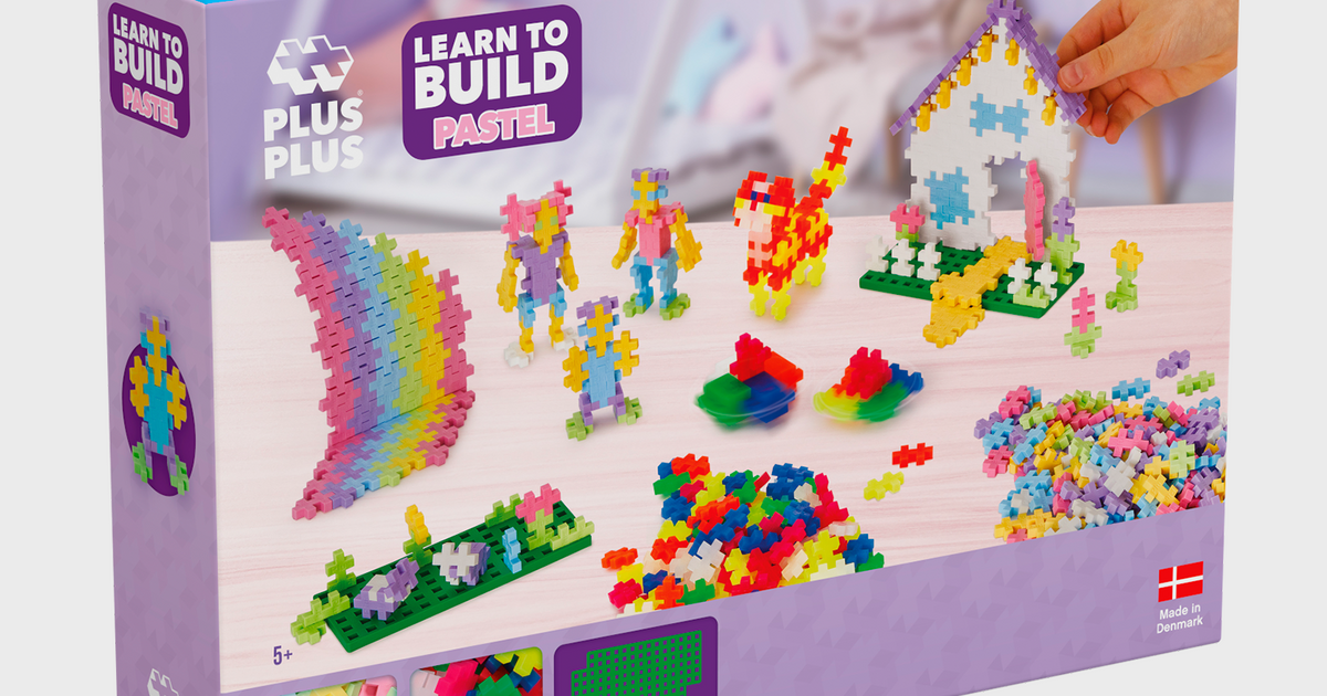 Learn to Build - Pastel - 600 pcs