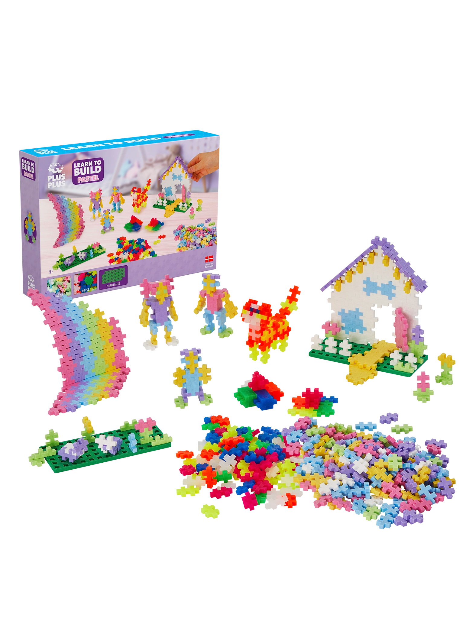 Learn to Build - Pastel - 600 pcs