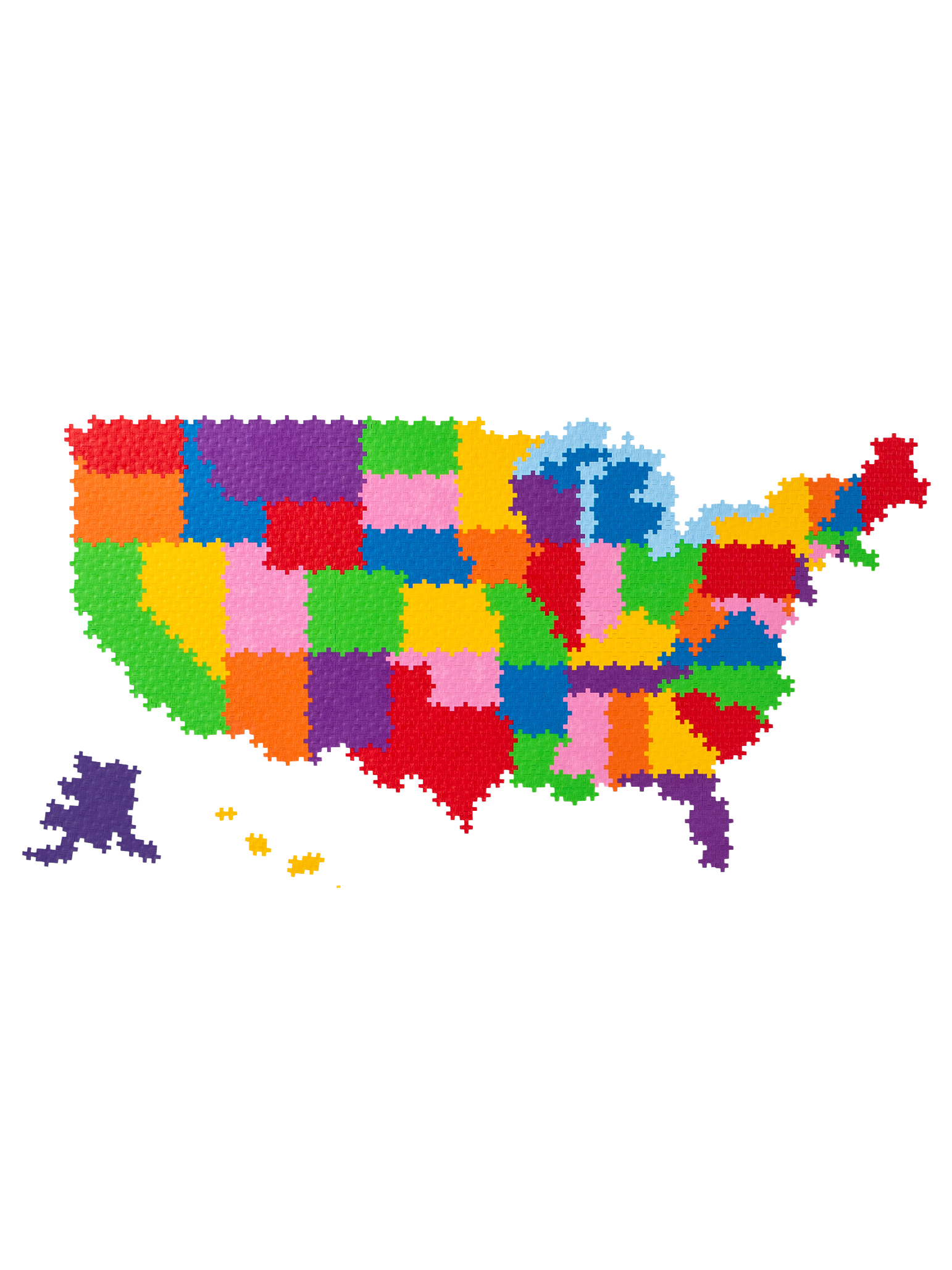 Puzzle By Number - USA Map