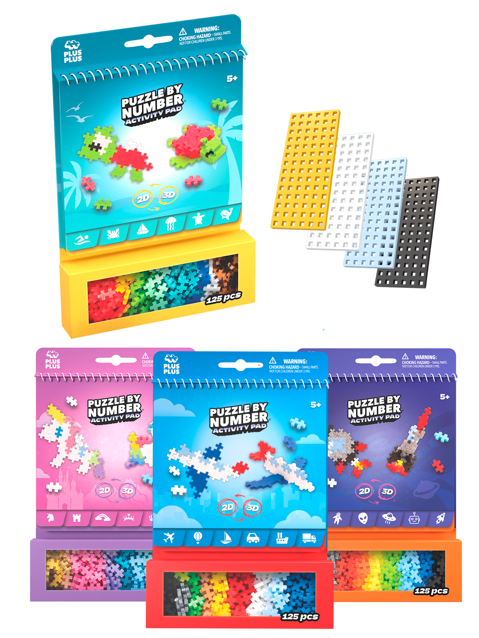 Plus-Plus Activity Pad Bundle Pack