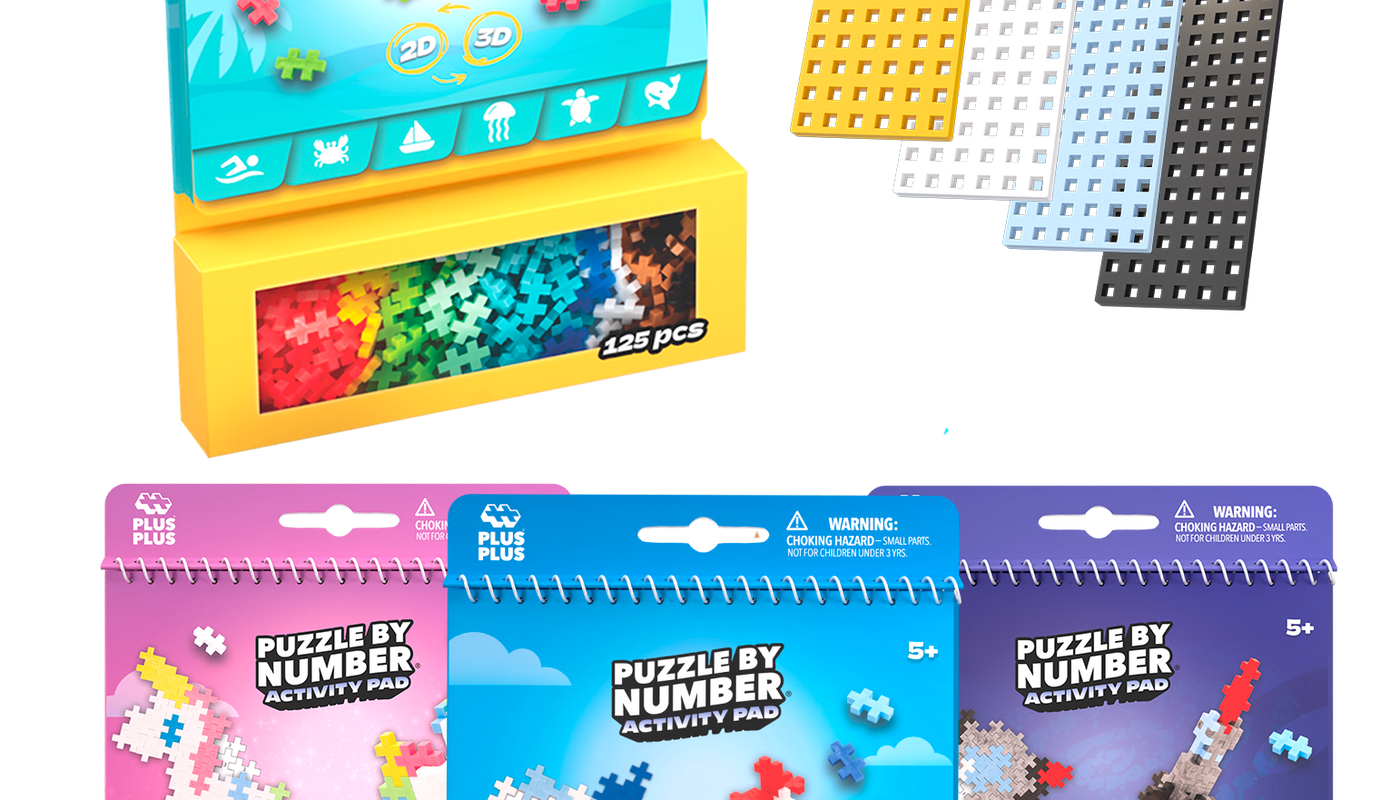 Plus-Plus Activity Pad Bundle Pack