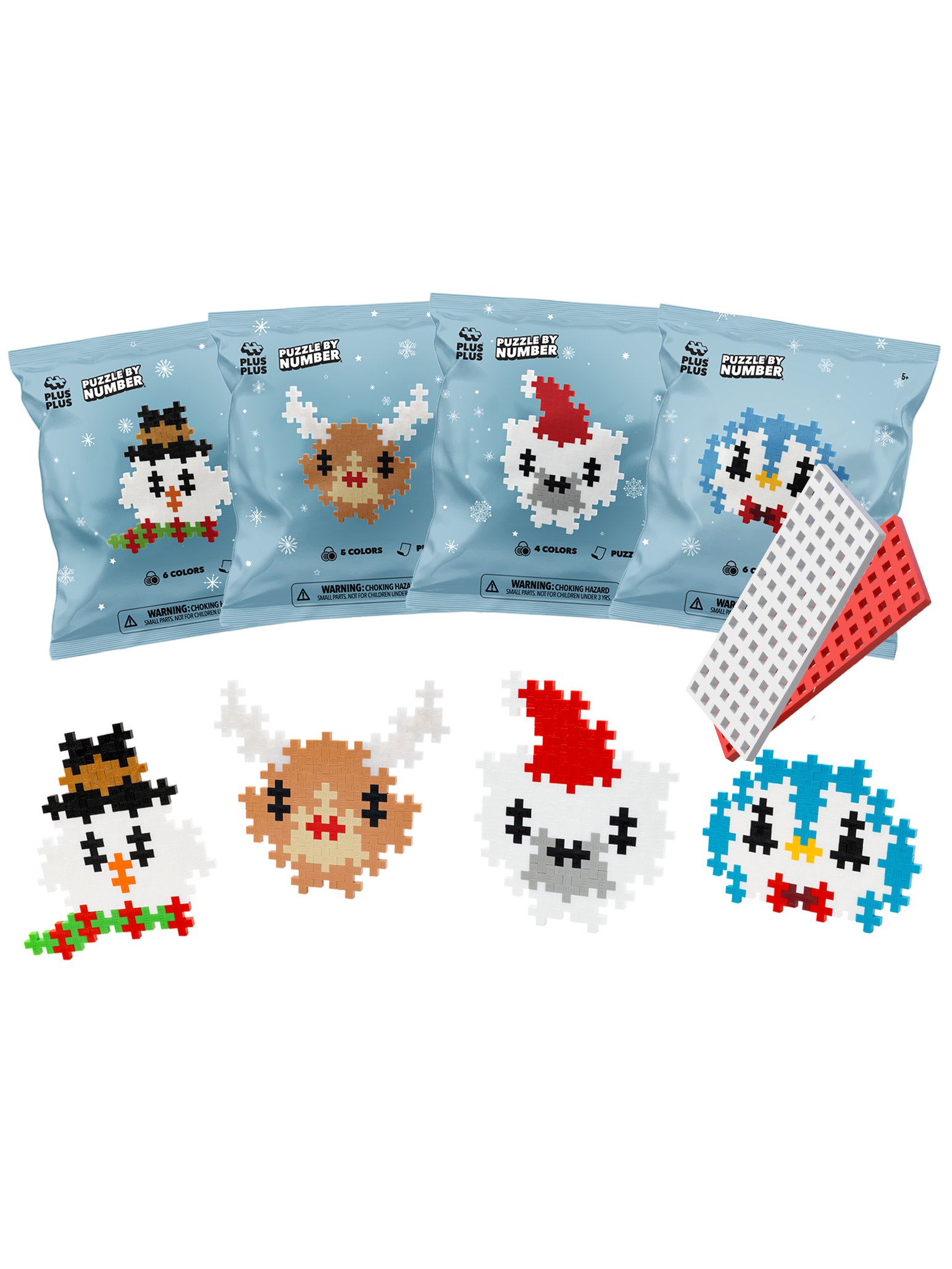 Puzzle by Number Christmas Characters - Bundle