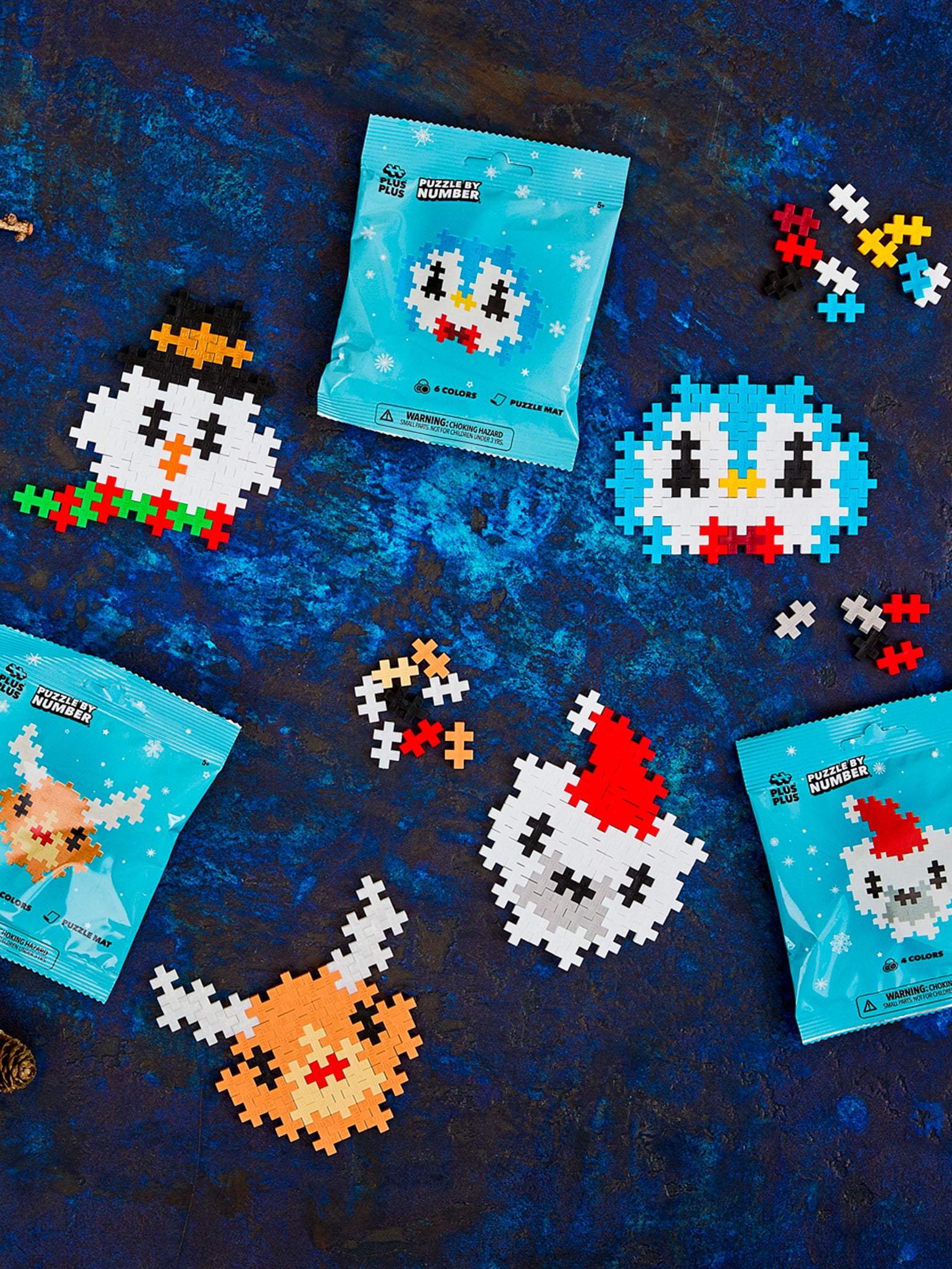 Puzzle by Number Christmas Characters - Bundle
