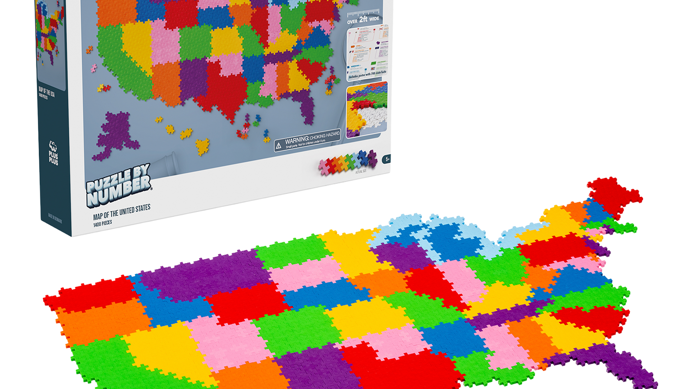 Puzzle By Number - USA Map